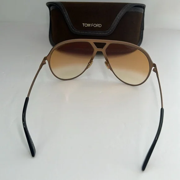 💯- New Auth Tom Ford Gold Gradient Xaier TF 1060 Sunglass Seen on Kris J… - Picture 8 of 16